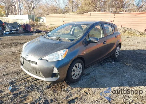 2012 Toyota Prius C Three z USA, uszkodzony, nr VIN JTDKDTB34C1002340